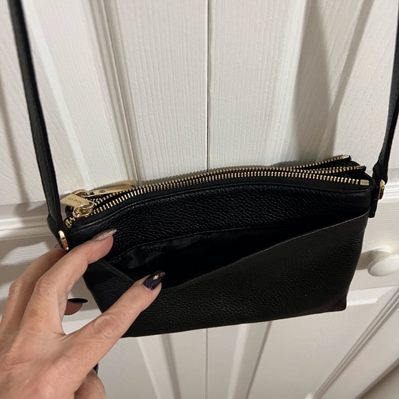 Michael Kors Black Leather Crossbody Bag - Picture 5 of 5